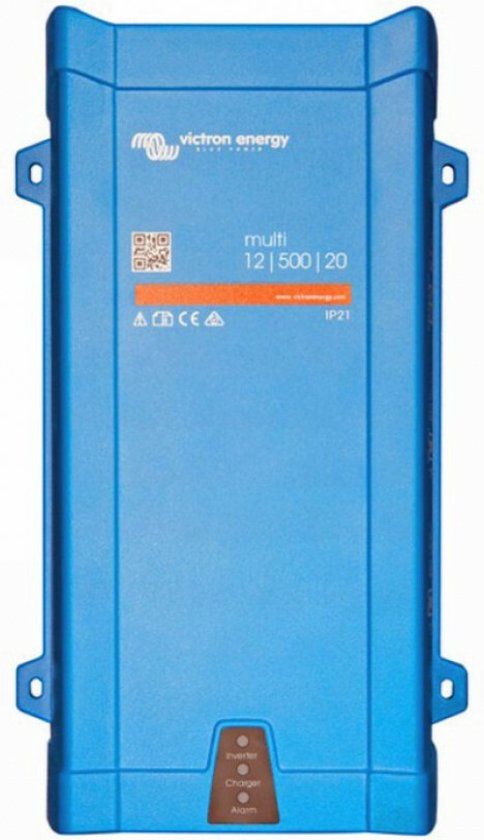 Victron Energy Victron Multiplus 12/500/20-16 Omvormer en acculader - Blauw - 12V - 230V - PVC