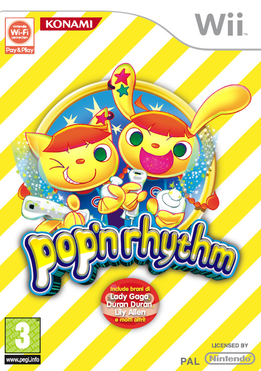 Konami Pop'n Rhythm Nintendo Wii