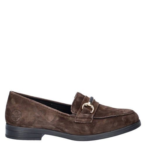 Rieker suède loafers - bruin