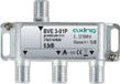 Axing BVE 3-01P - Cable splitter - 5 - 1218 MHz - Stainless steel - Female/Female - F - 89 mm