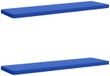 vidaXL Canapé 2 pièces VUGHT 100% Polyester Bleu Royal