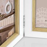 Zep Houten fotolijst wit/bruin Triple Ayas 3Q voor 3 foto's 10x15