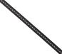 Mopec S14.07 zwarte tape met witte stiksels, 7 mm x 50 m, textiel, One Size