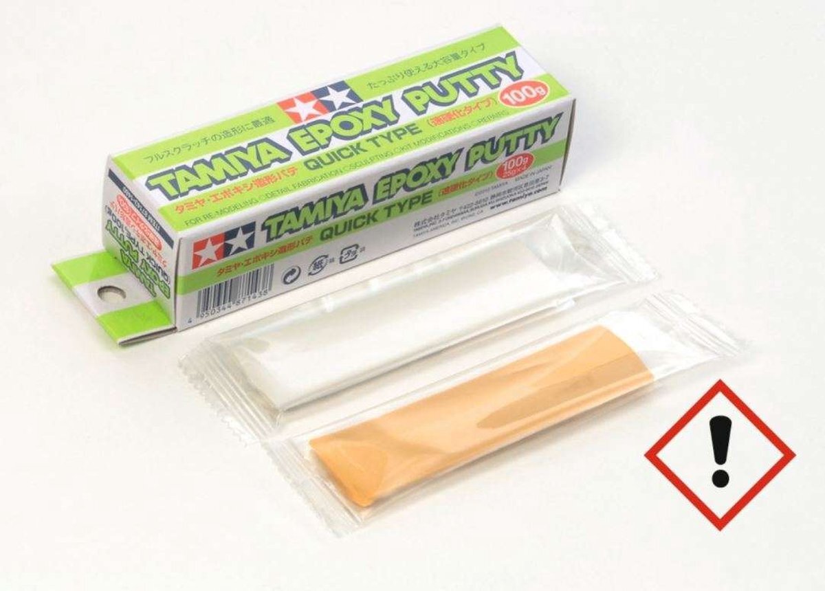 tamiya 87143 Epoxy Putty - Quick Type - 100 gram Filler