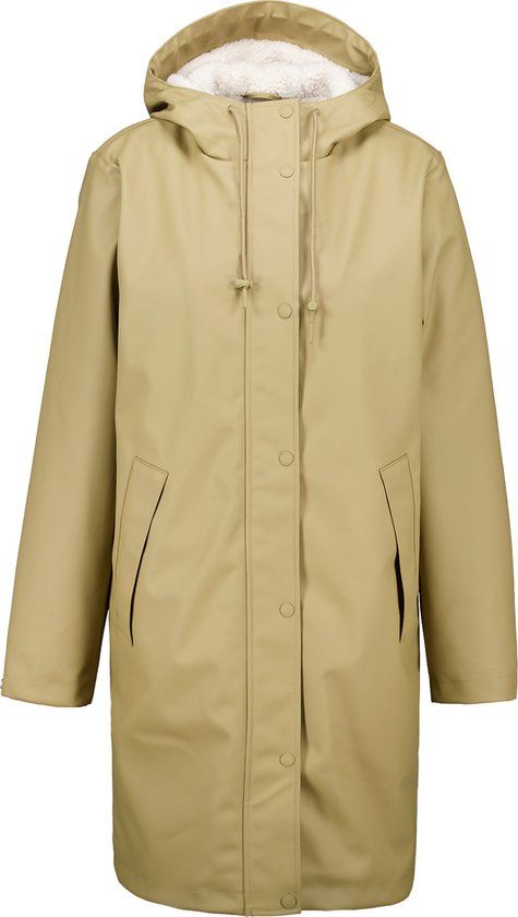 America Today Janah Teddy Dames Regenjas XL Khaki