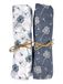 Kumixi Tunnelsjaal 'Löwenzahn 2er Set' blauw denim