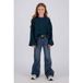 Vingino rechtvallende gestreepte longsleeve - donkerblauw
