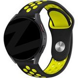 Bandz Bracelet sport "Deluxe" Samsung Galaxy Watch 4 Classic 42mm (noir/jaune)