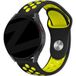 Bandz Bracelet sport "Deluxe" Samsung Galaxy Watch 4 Classic 42mm (noir/jaune)