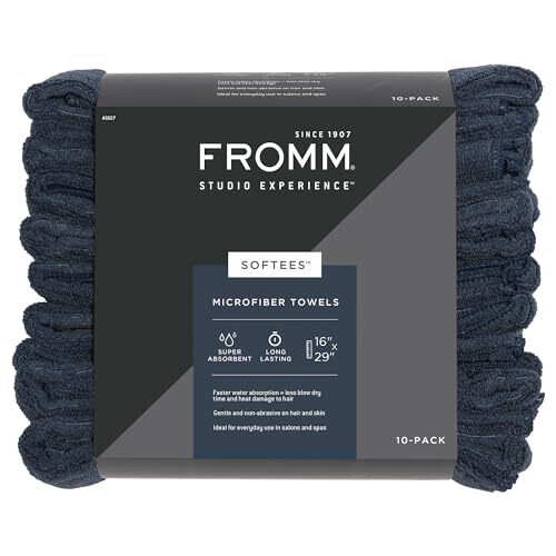 Fromm Softees handdoeken met Duraguard, 10 stuks 1 Fl Oz navy