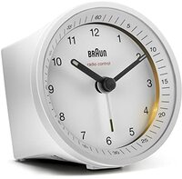 Braun Draadloze wekker in de kleur wit met Crescendo-alarm, sluimerfunctie en verlichting, BC07W-DCF