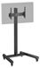KIMEX - Pied TV - pour TV 32"-75" - sur pied - hauteur 175cm - sur roulettes - fonction inclinable - noir - 031-1102K2B