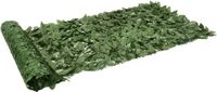 vidaXL Balkonscherm met donkergroene bladeren 200x100 cm