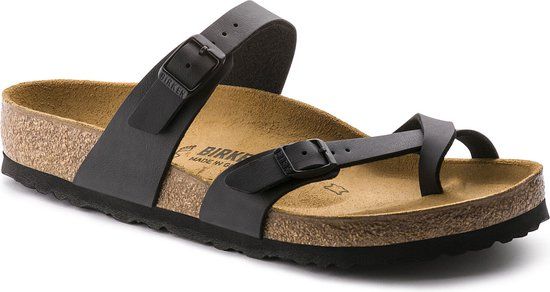 Birkenstock Mayari Dames Teenslippers - Black - Maat 36