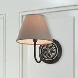 Loberon Wandlamp Gradinas grijs/zwart