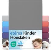 etérea Himmlische Qualität etérea Jersey Hoeslaken 80x160 - 80x180 cm Oekotex Made in Green - 100% katoen - Grijs