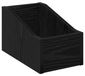 Boîte pour disques vinyles Chêne noir 18 x 32 x 18 cm Bois traité