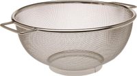 Merkloos Vergiet/zeef - 23 cm - RVS - Rond