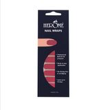 Herome Nail Wraps Magenta - Nagelstickers - Nail Art - Zonder Droogtijd - 2x10 stickers