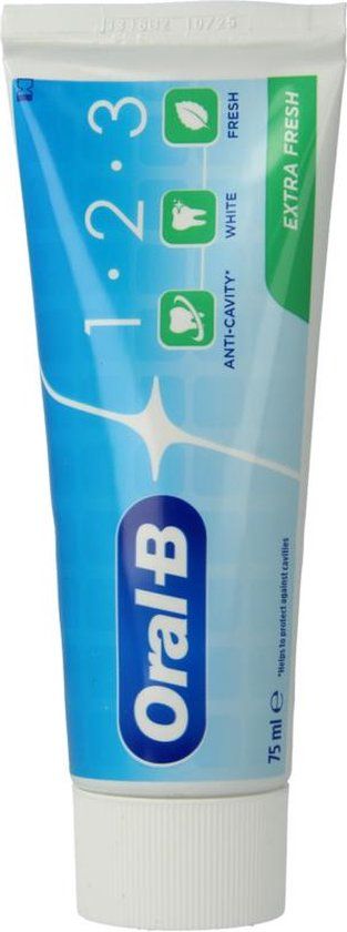 Oral-B 1-2-3 Extra Fresh Tandpasta 75ml
