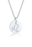 Elli Dames Halsketting Zilver Leeuw Sterrenbeeld Swarovski Kristallen 925 Sterling Zilver