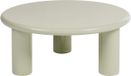 ITASCA - Table basse - Vert - ø 80 cm - MDF