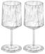 Set de 2 verres à vin incassables 200 ml avec poignée