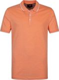 Suitable Oxford Polo Fel Oranje - Maat L - Heren
