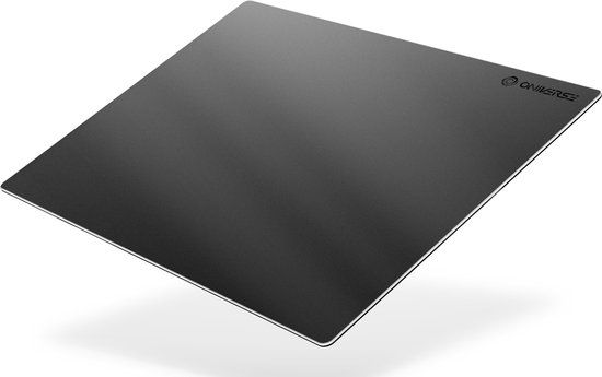 Oniverse Glasspad Gaming Muismat Zwart