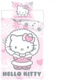 Hello Kitty BrandMac Hello Kitty winterjas Dekbedovertrek 140 x 200 cm - 2 kussenslopen 70 x 90 cm - Katoen - Roze