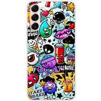 Samsung Galaxy S23 Plus Bedrukt siliconen hoesje Graffiti 2