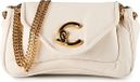 Coccinelle C-Me Fluffy Schoudertas Leer 21 cm - Dames - pearl-pearl