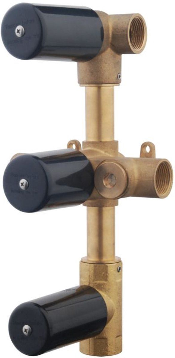 Wiesbaden Bit inbouw thermostaat kraan 3 weg