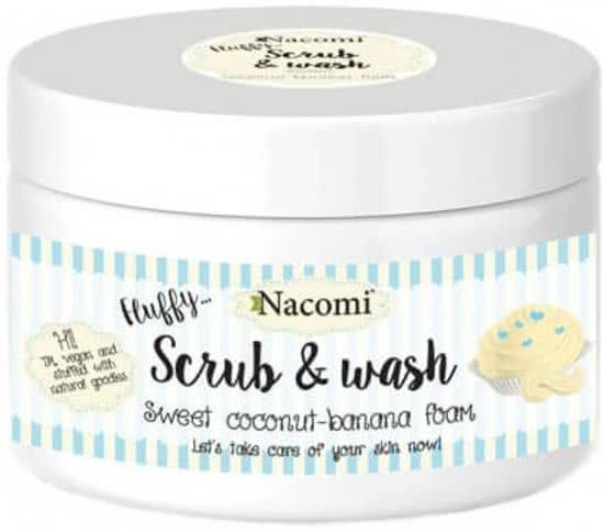 Nacomi Fluffy Scrub & Wash - Sweet Coconut-Banana 180g
