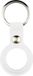 By Qubix Qubix - AirTag case liquid series - siliconen hoesje met ring - wit