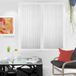 Soleil d'ocre Maelis Vitrage, polyester, wit, 60 x 160 cm, 1 paar