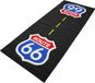 BikeTek Tapis environnemental pour moto Garage Mat Custom Route 66 noir
