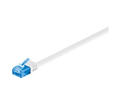 MicroConnect V-UTP6A10W-FLAT - Netwerkkabel - 10 m - Wit