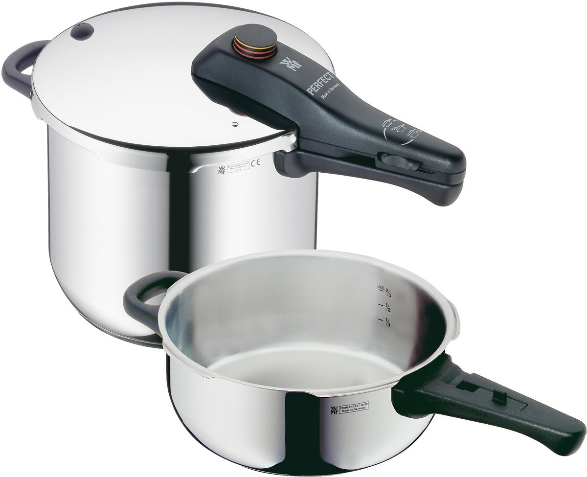 WMF Perfect Snelkookpan set van 6 5 Liter + 3 Liter