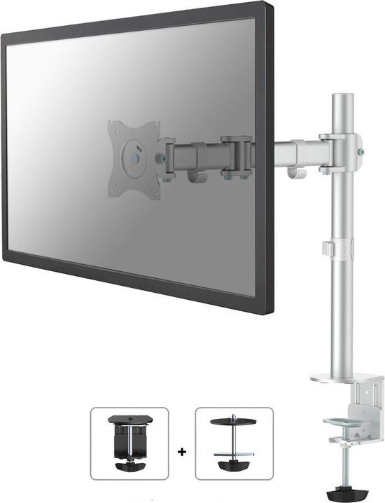 Neomounts NM-D135SILVER Monitor Arm - 10-27" - Silver