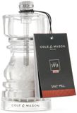 Cole & Mason London Zoutmolen – 13 cm – Transparant Acryl – Keramisch Precision Maalwerk