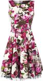 H&R London Audrey 50's Dames Midi-jurk - meerkleurig - M