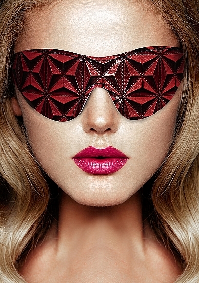 Ouch! Luxury Luxury Eye Mask - Burgundy