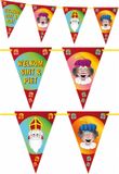 Merkloos / Sans marque Partyxplosion B.V. Sinterklaas Welkom Sint en Piet vlaggenlijn - 3 stuks - 6 meter
