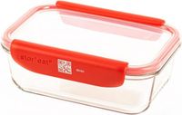 Mastrad Glazen Vershouddoos - 1040 ml - Rood