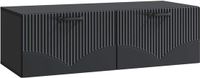 vidaXL TV-kast Zwart 98 x 41 x 30 cm Bewerkt hout
