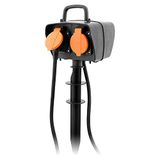 Zenitech - Elektrische voedingskabel H07V-U 2,5mm² - blauw - 5m