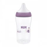 NUK Perfect Match babyfles 260ml temperatuurcontrole - Zuigfles - paars