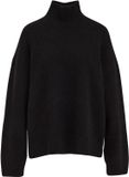 WE Fashion Dames Premium Fijngebreide Trui Zwart L