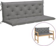 vidaXL Tuinbankkussen 150x50x7 cm Oxford stof Grijs